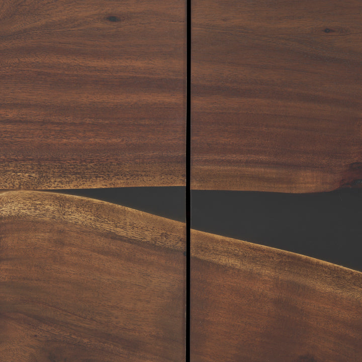 Hemlock Brown Wood Sideboard Dining Room Mercana