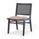 Wynn Beige Fabric W/Black Wood Dining Chair Dining Room Mercana