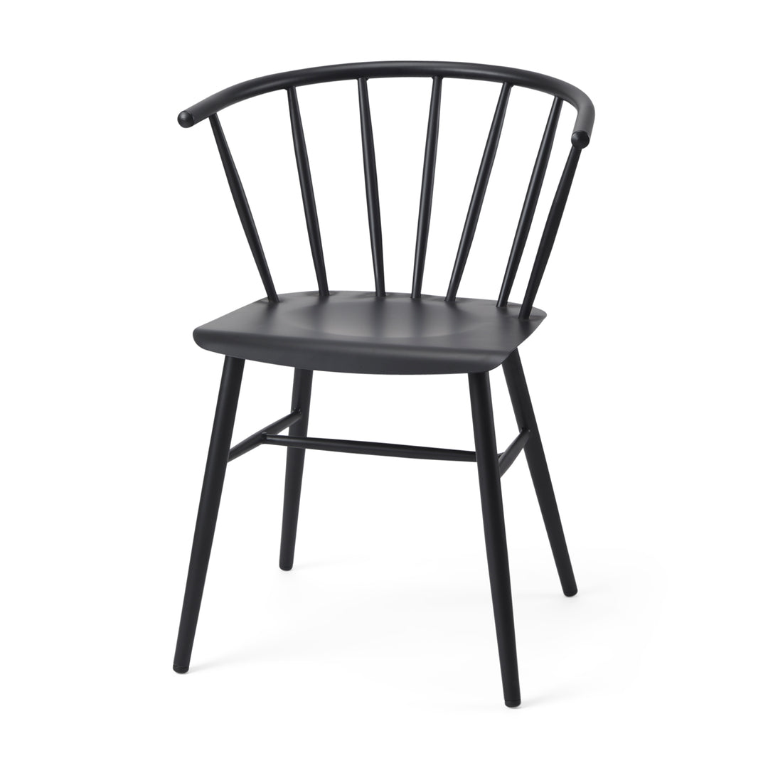 Colin Black Metal Dining Chair Dining Room Mercana