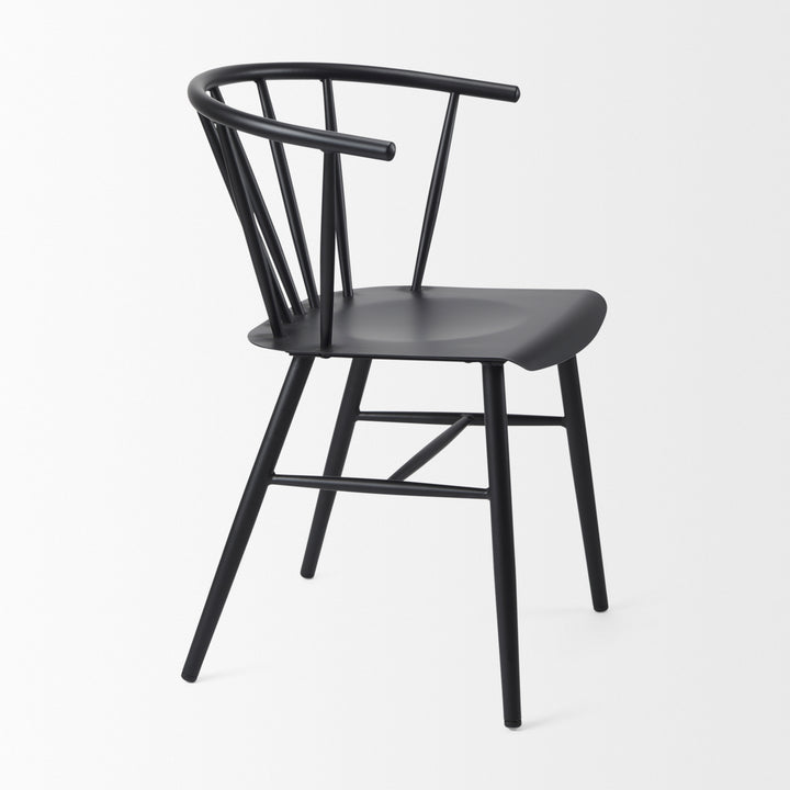 Colin Black Metal Dining Chair Dining Room Mercana