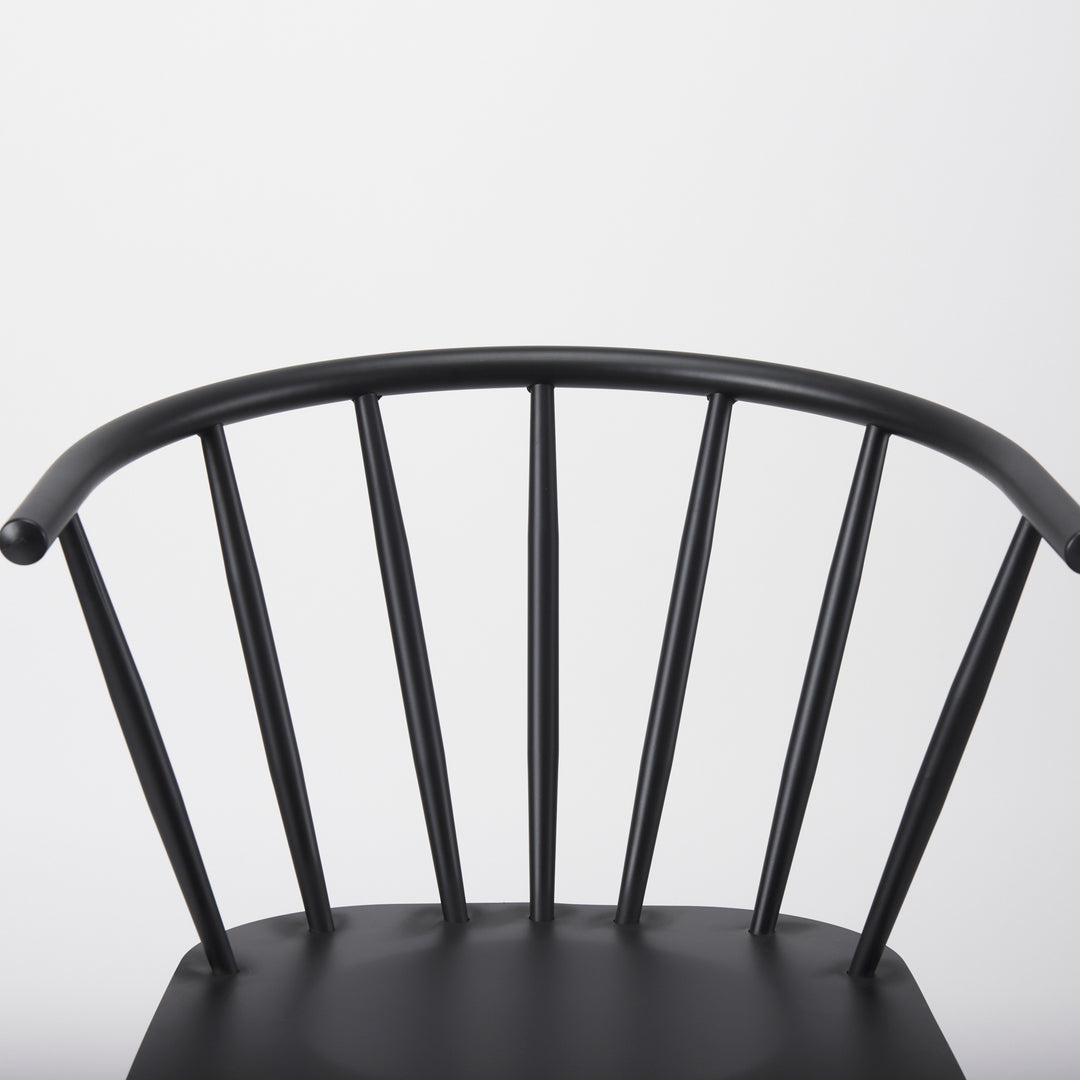 Colin Black Metal Dining Chair Dining Room Mercana