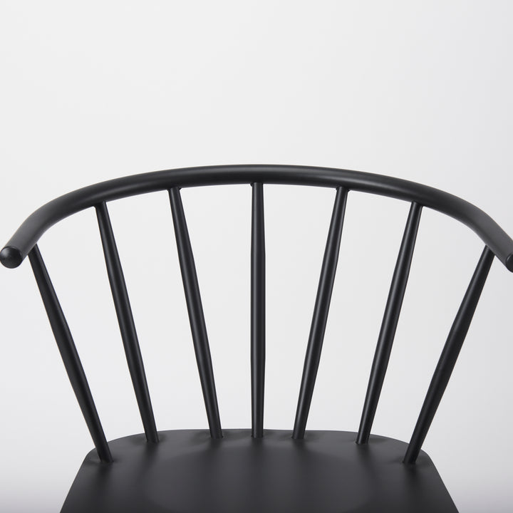Colin Black Metal Dining Chair Dining Room Mercana