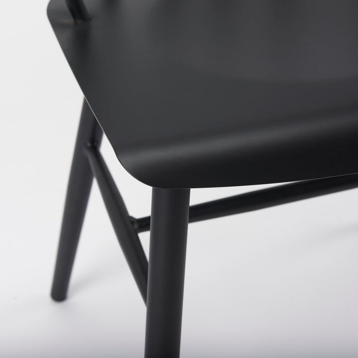 Colin Black Metal Dining Chair Dining Room Mercana