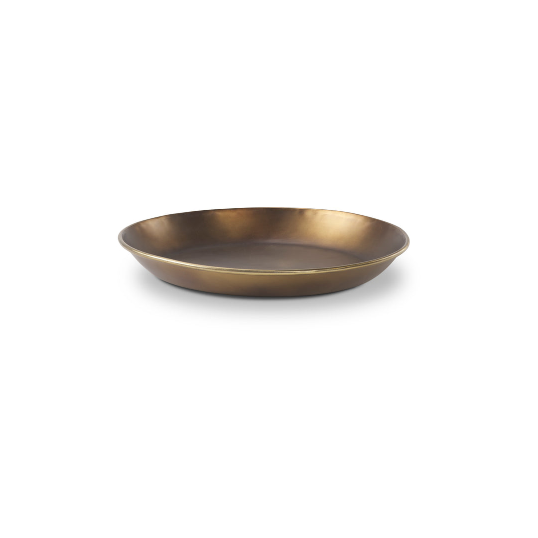 Eagan Brass Aluminium Tray Small Decor Mercana
