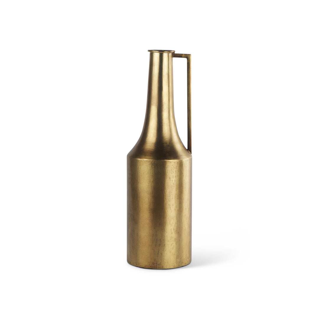 Aubrey Medium 18.0H Gold Iron Jug Vase Decor Mercana