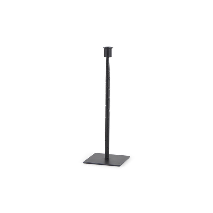 Porter Small Black Iron Candle Holder Decor Mercana