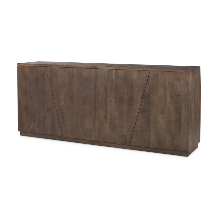 West Wooden Angular Sideboard Dining Room Mercana