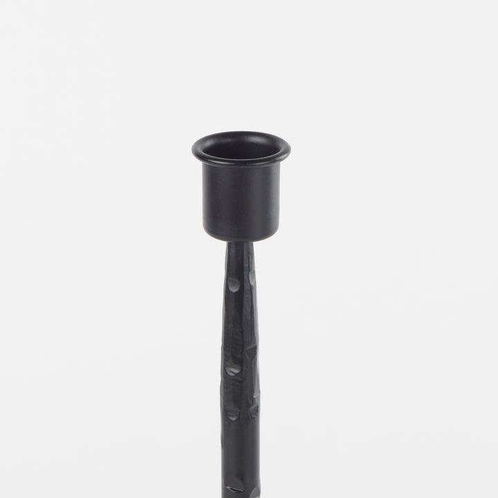 Porter Small Black Iron Candle Holder Decor Mercana