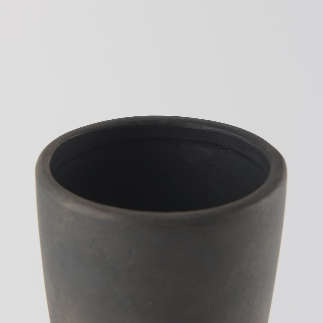 Kaz Earthy Brown Ceramic Vase Decor Mercana