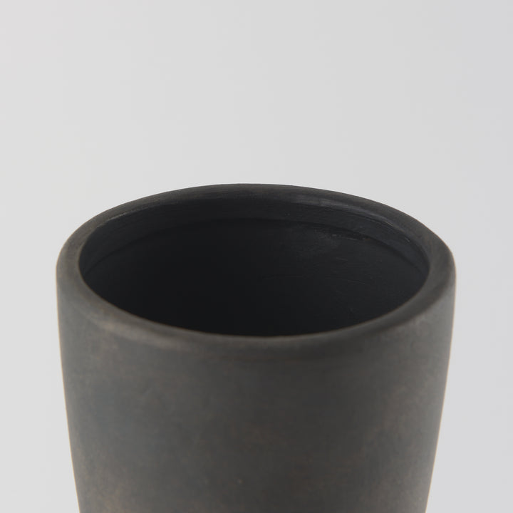 Kaz Earthy Brown Ceramic Vase Decor Mercana
