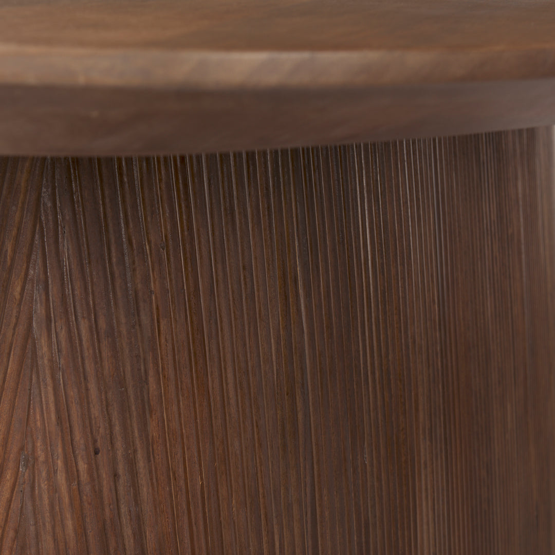 Lance 94"L x 50"W x30"H Medium Brown Solid Wood Oval Dining Table Dining Room Mercana