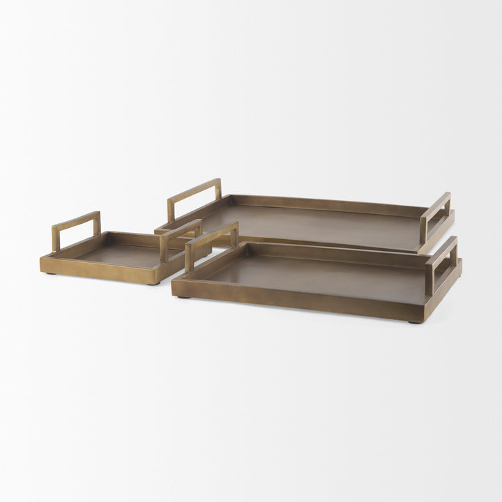 Shay Aluminium Tray - Large Decor Mercana