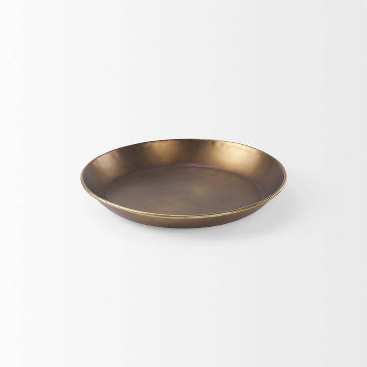 Eagan Brass Aluminium Tray Small Decor Mercana