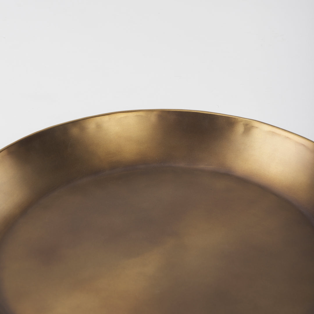 Eagan Brass Aluminium Tray Small Decor Mercana