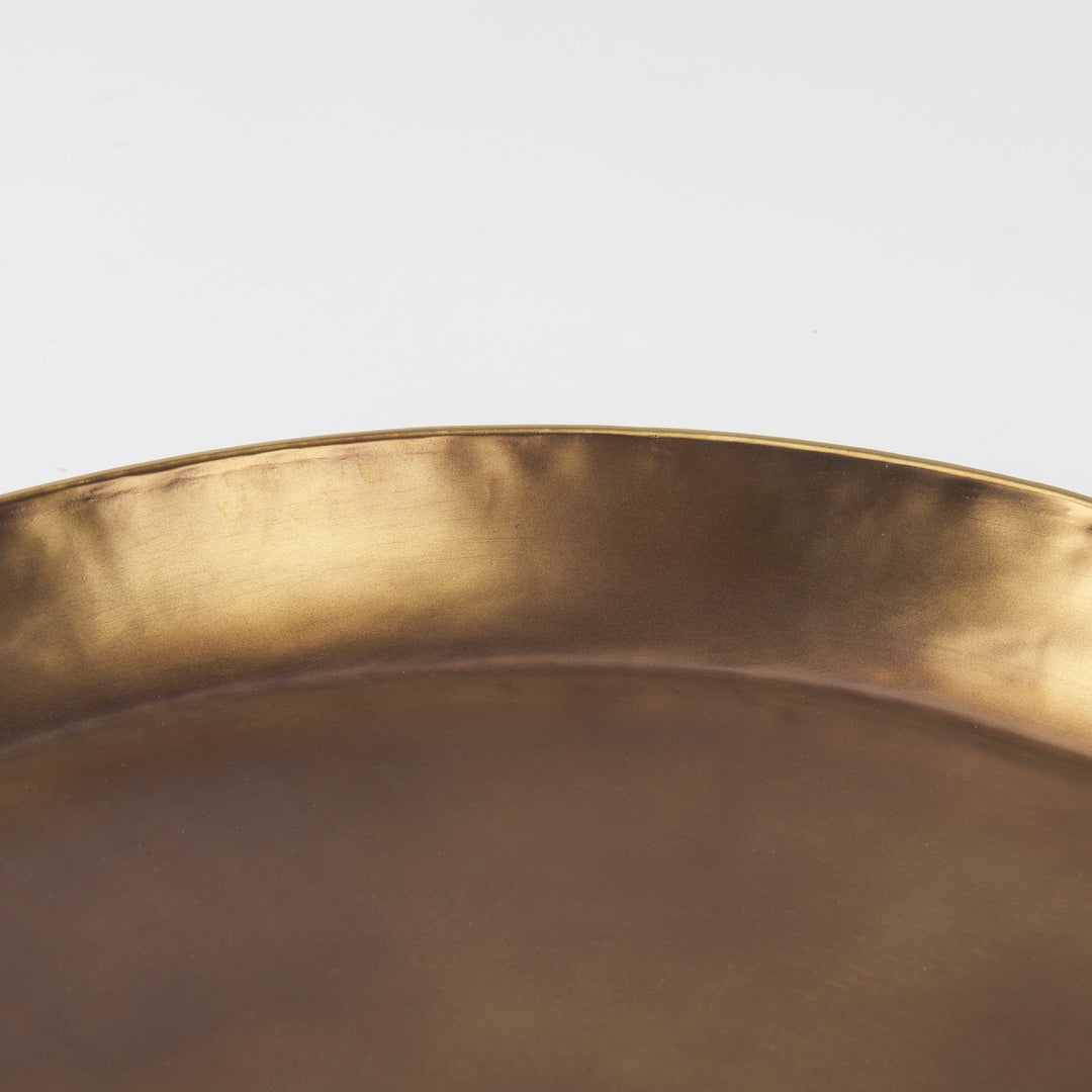 Eagan Brass Aluminium Tray Large Decor Mercana