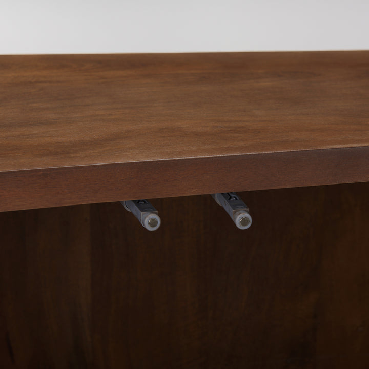 Lance Medium Brown Solid Wood Sideboard Dining Room Mercana