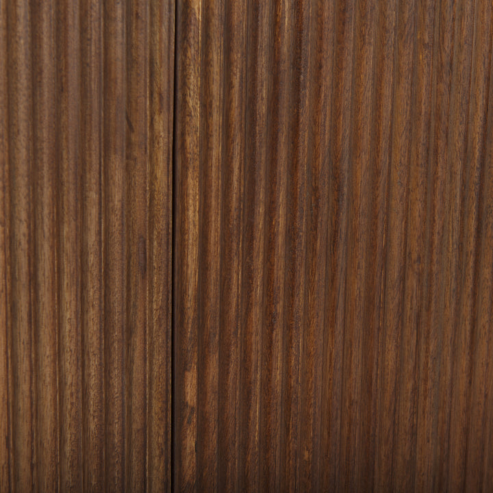 Lance Medium Brown Solid Wood Sideboard Dining Room Mercana