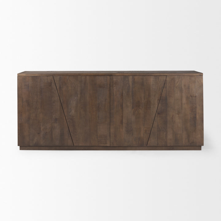 West Wooden Angular Sideboard Dining Room Mercana