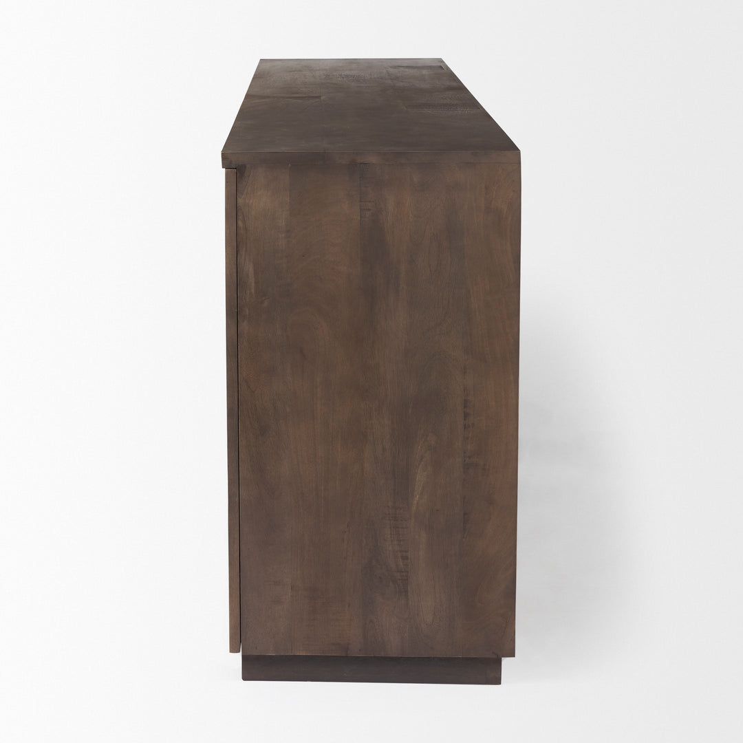 West Wooden Angular Sideboard Dining Room Mercana