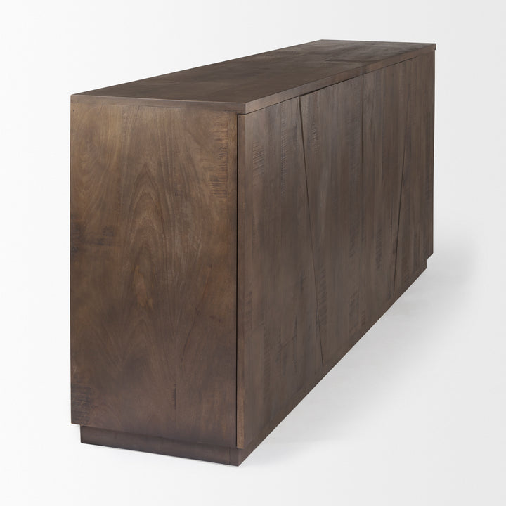 West Wooden Angular Sideboard Dining Room Mercana