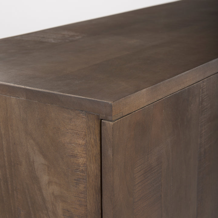 West Wooden Angular Sideboard Dining Room Mercana