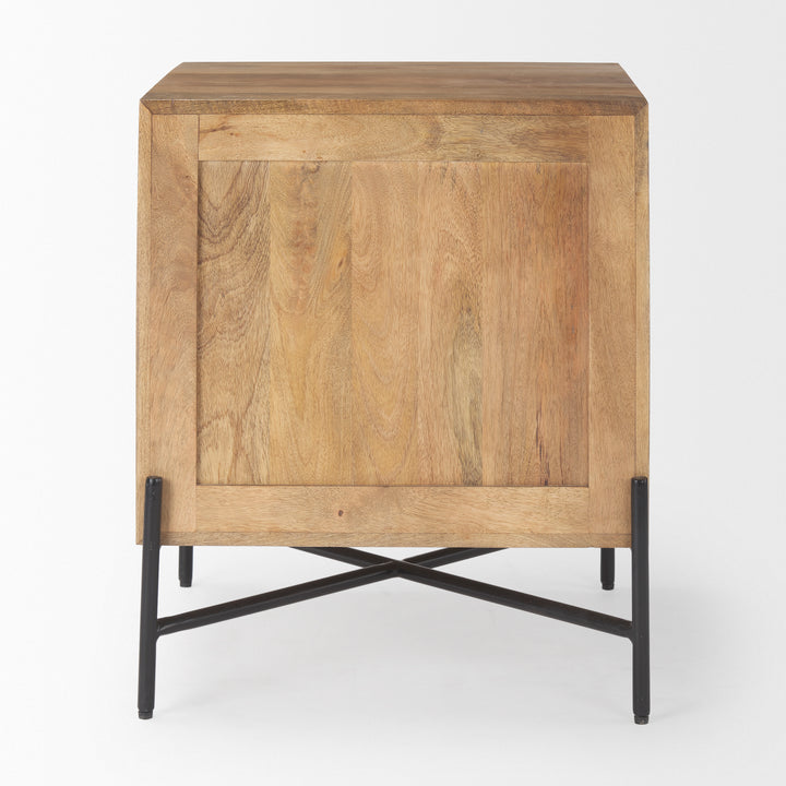 Cairo Wood 2 Drawer Accent table Living Room Mercana