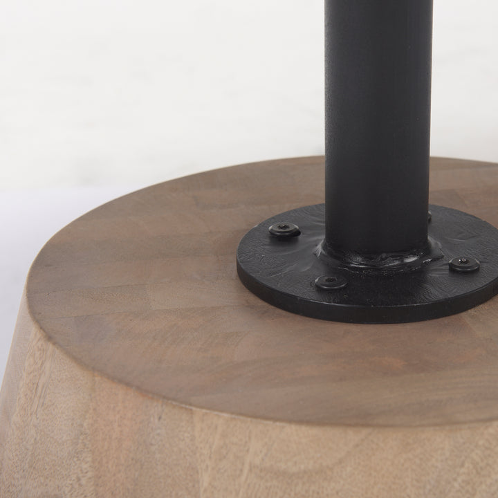 Maxwell Marble Top Pedestal Base Round Coffee Table Living Room Mercana