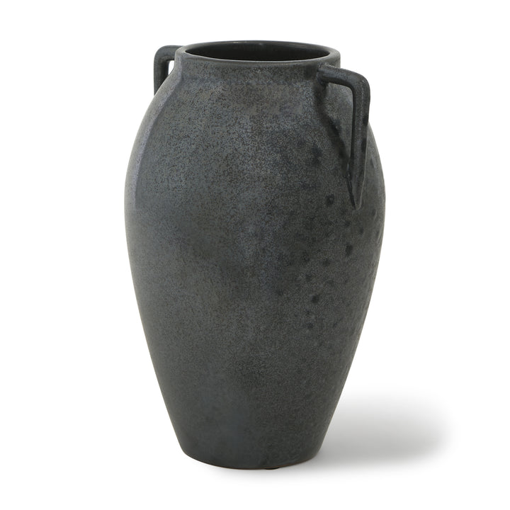 Kora Medium Dark Metallic Double Ear Vase Decor Mercana