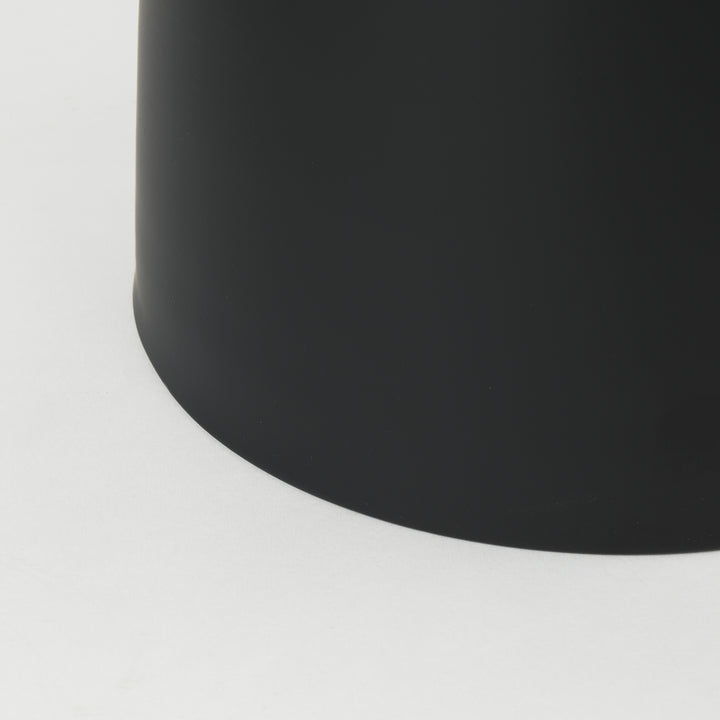 Talulla Matte Black Metal Accent Table Dining Room Mercana