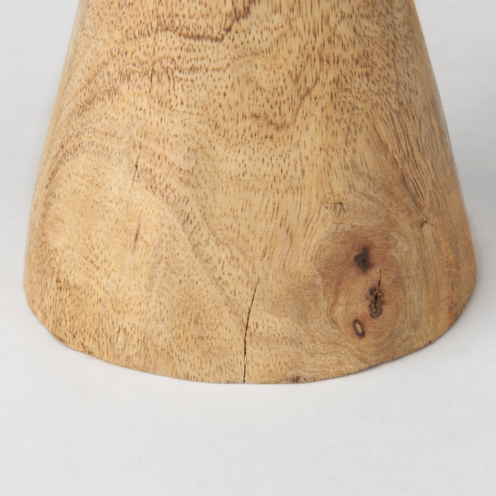 Ivan Medium Wooden Head Sculpture Decor Mercana