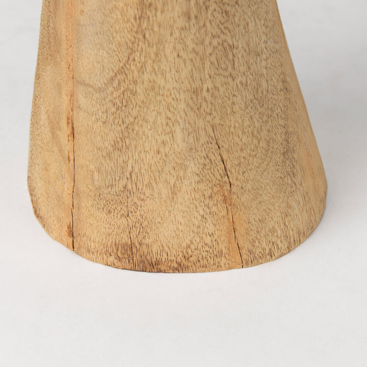 Ivan Large Wooden Head Sculpture Decor Mercana