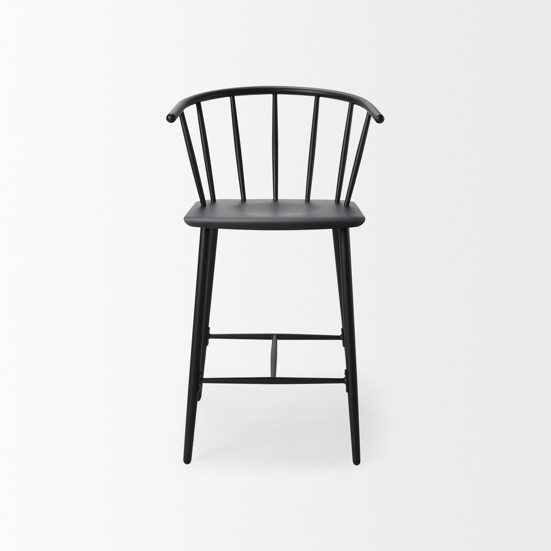 Colin Black Metal Counter Stool Dining Room Mercana
