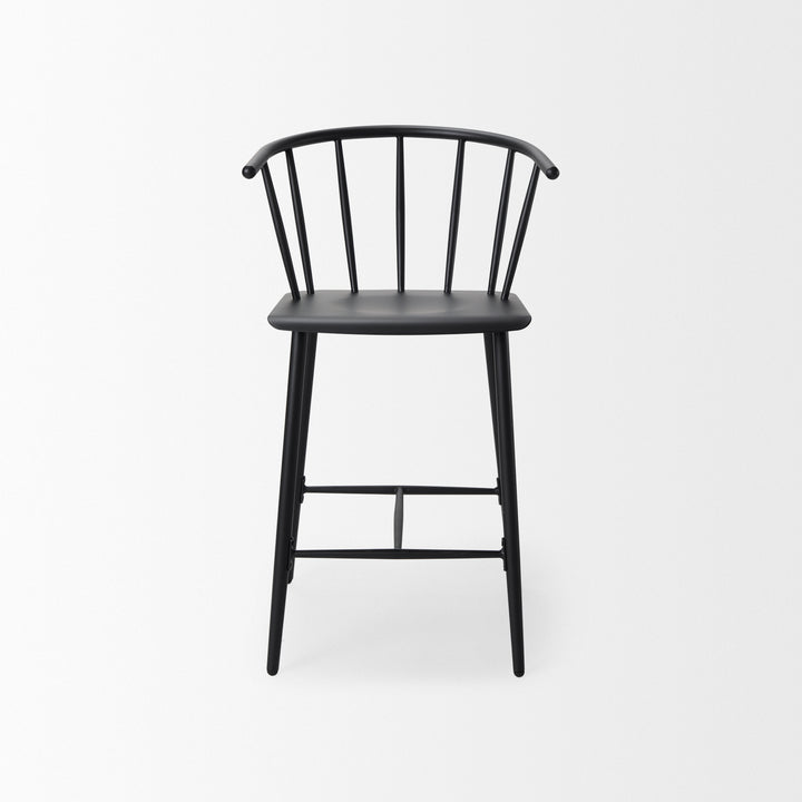 Colin Black Metal Counter Stool Dining Room Mercana