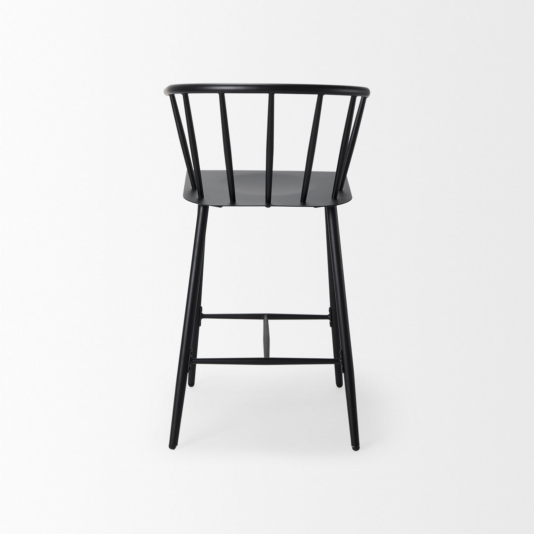 Colin Black Metal Counter Stool Dining Room Mercana