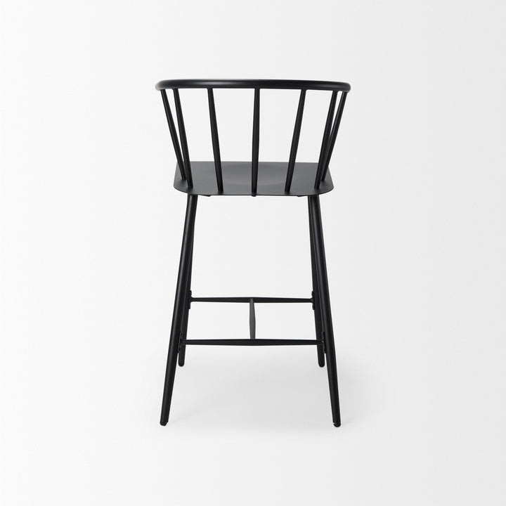 Colin Black Metal Counter Stool Dining Room Mercana