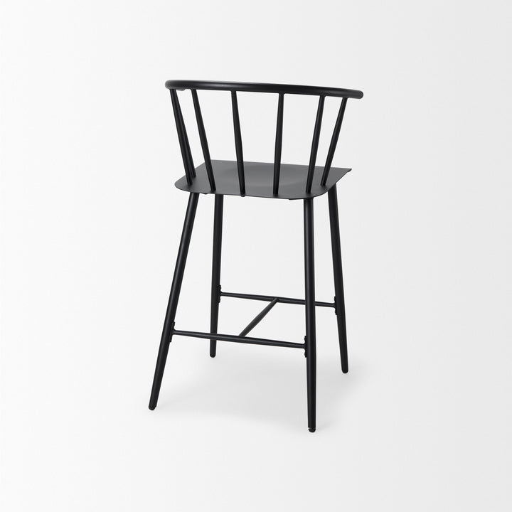 Colin Black Metal Counter Stool Dining Room Mercana