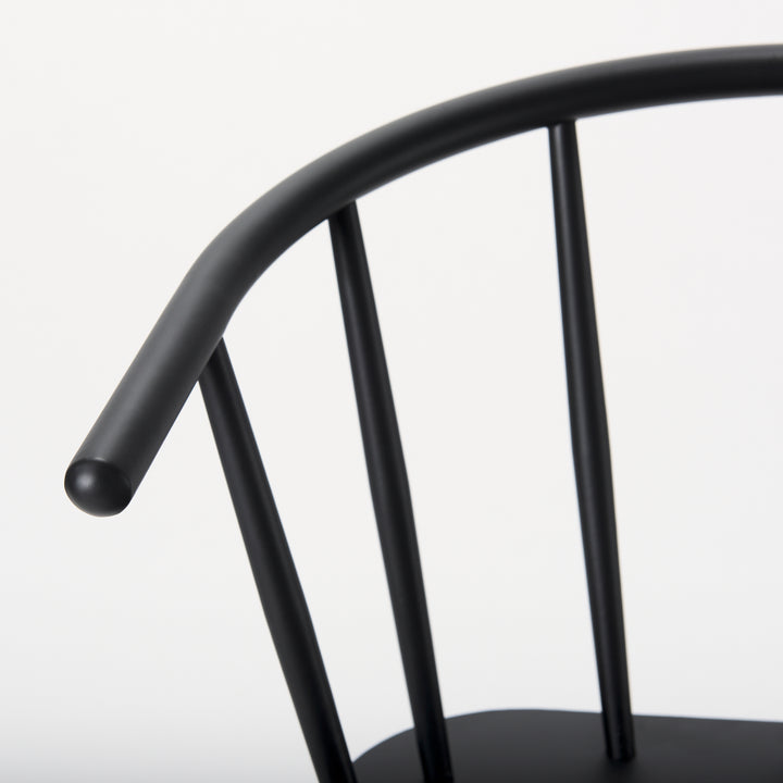 Colin Black Metal Counter Stool Dining Room Mercana