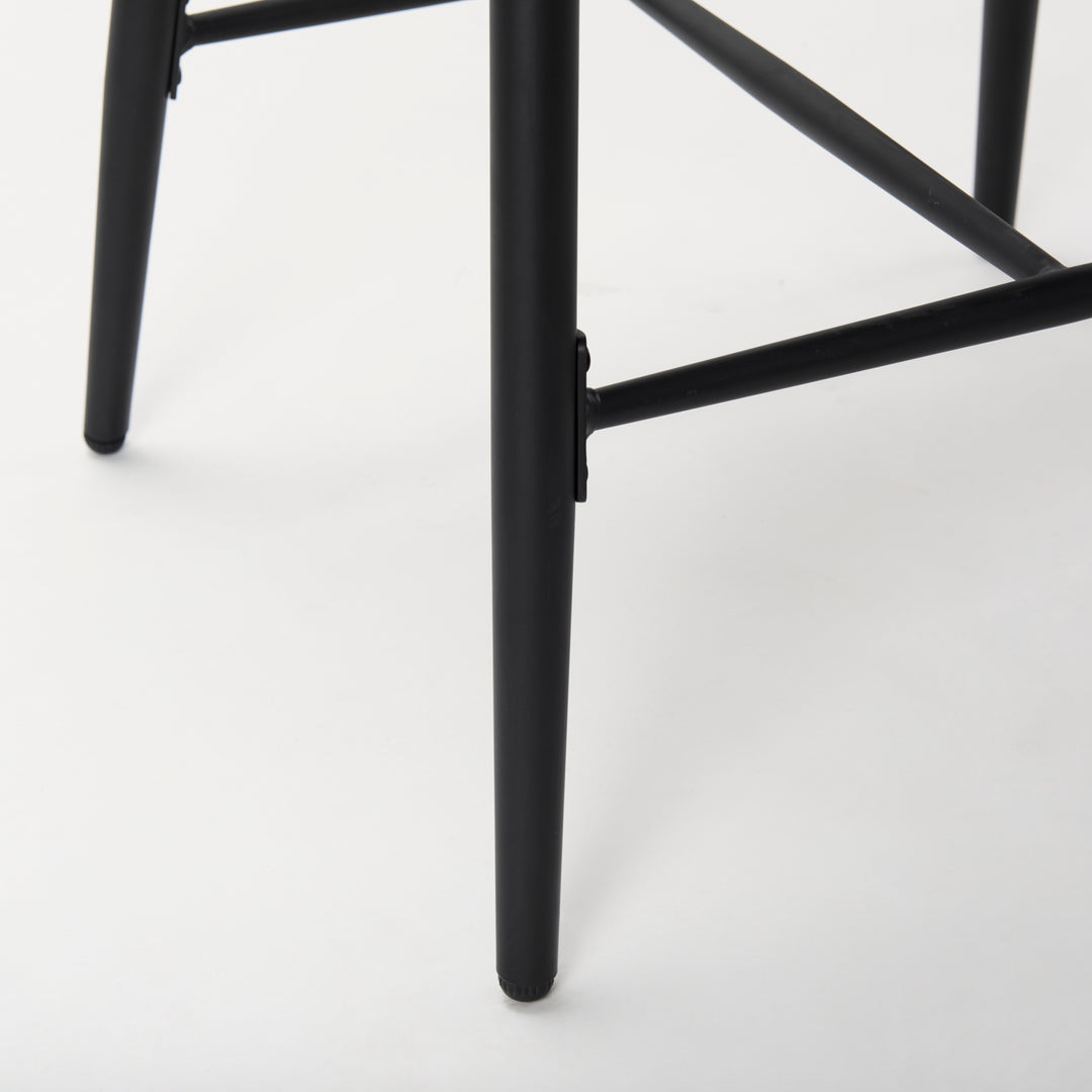 Colin Black Metal Counter Stool Dining Room Mercana