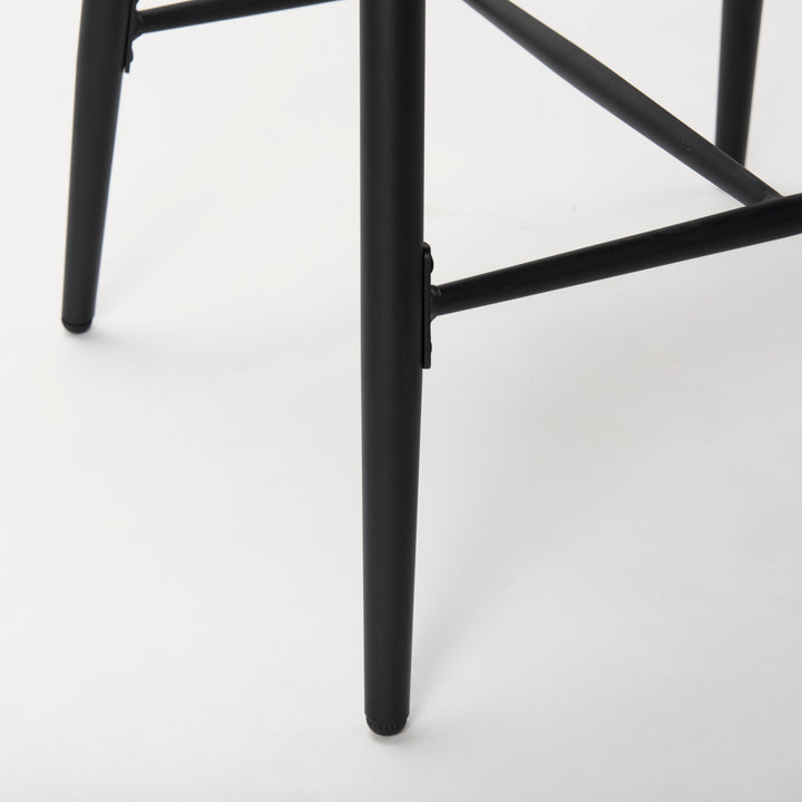 Colin Black Metal Counter Stool Dining Room Mercana