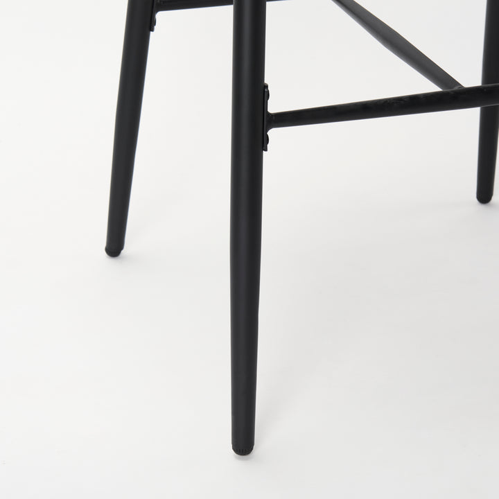 Colin Black Metal Bar Stool Dining Room Mercana