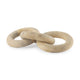 Alize Solid Wood Circular Chain Link Decorative Object Decor Mercana