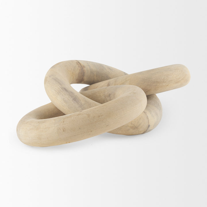 Alize Solid Wood Circular Chain Link Decorative Object Decor Mercana