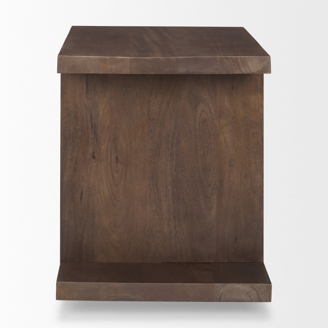 Nohr Medium Brown Wood Accent Table Dining Room Mercana