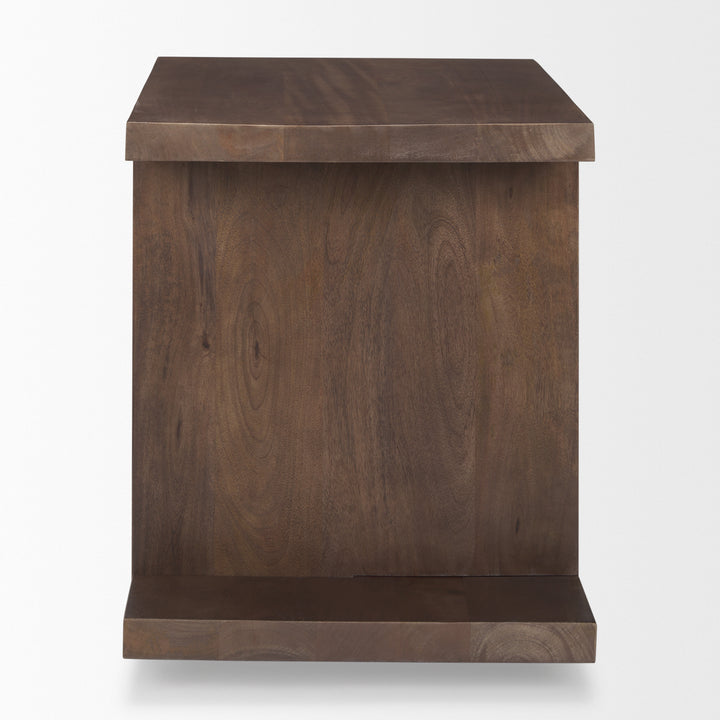 Nohr Medium Brown Wood Accent Table Dining Room Mercana