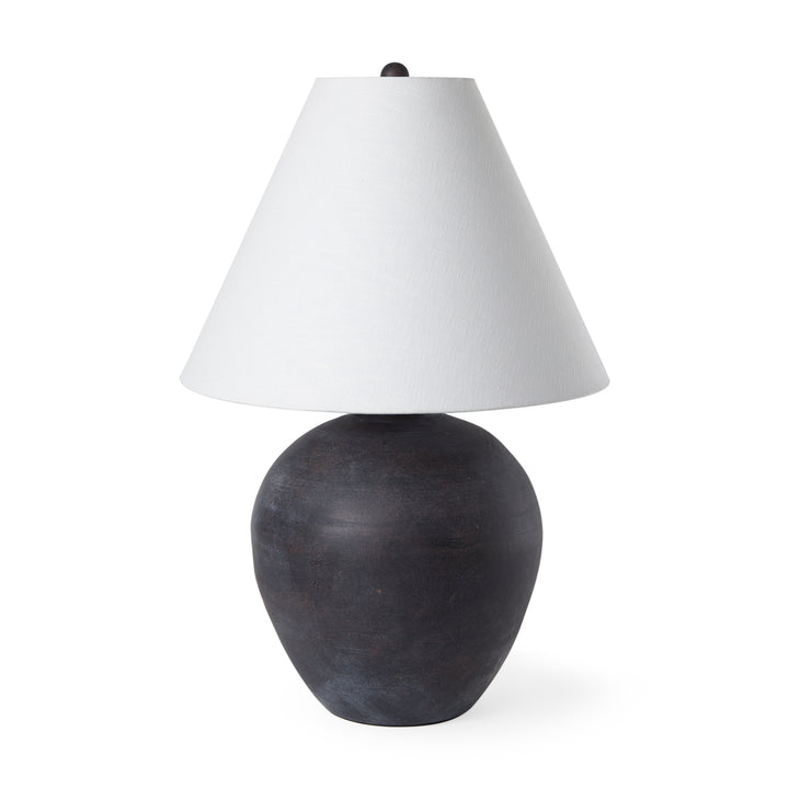 Marvin Black Ceramic Table Lamp Decor Mercana