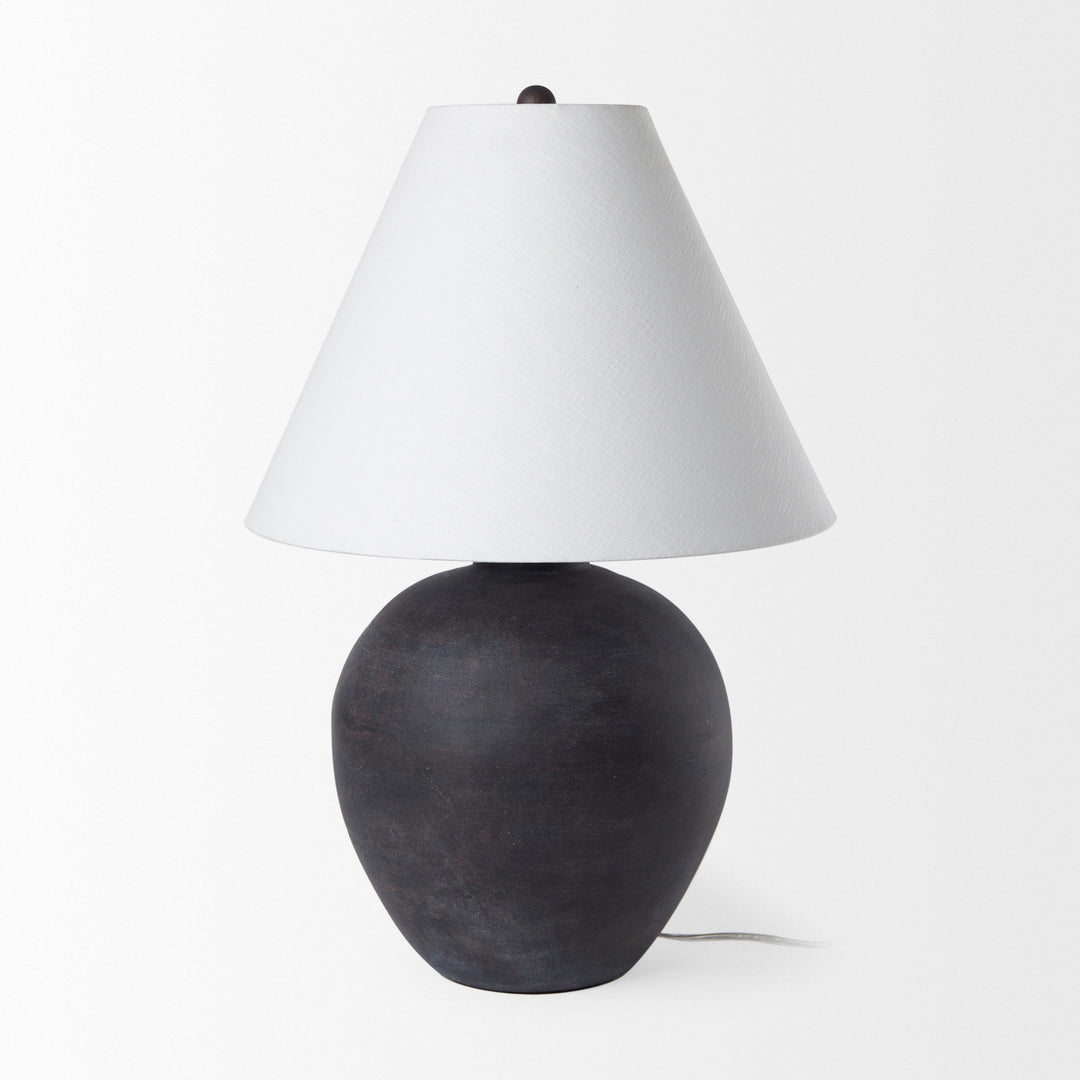 Marvin Black Ceramic Table Lamp Decor Mercana