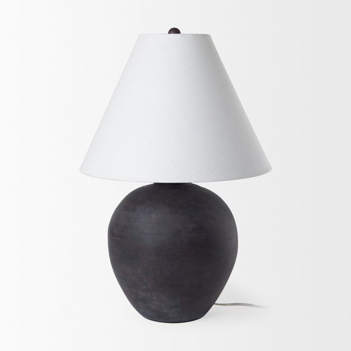 Marvin Black Ceramic Table Lamp Decor Mercana