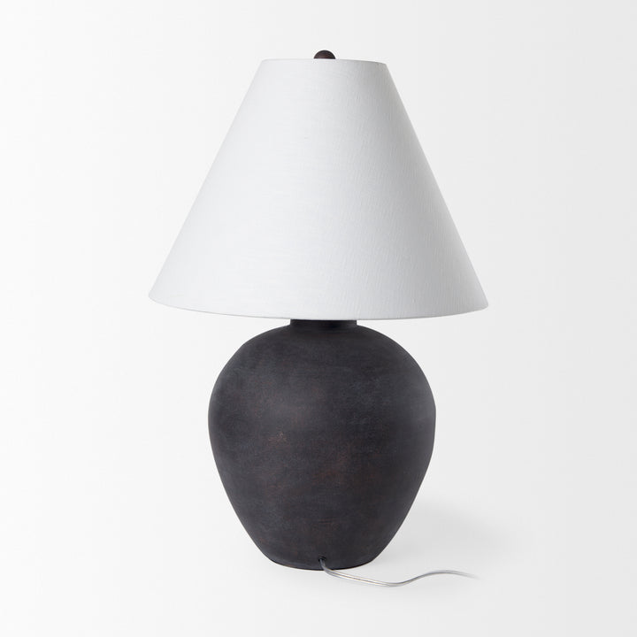 Marvin Black Ceramic Table Lamp Decor Mercana