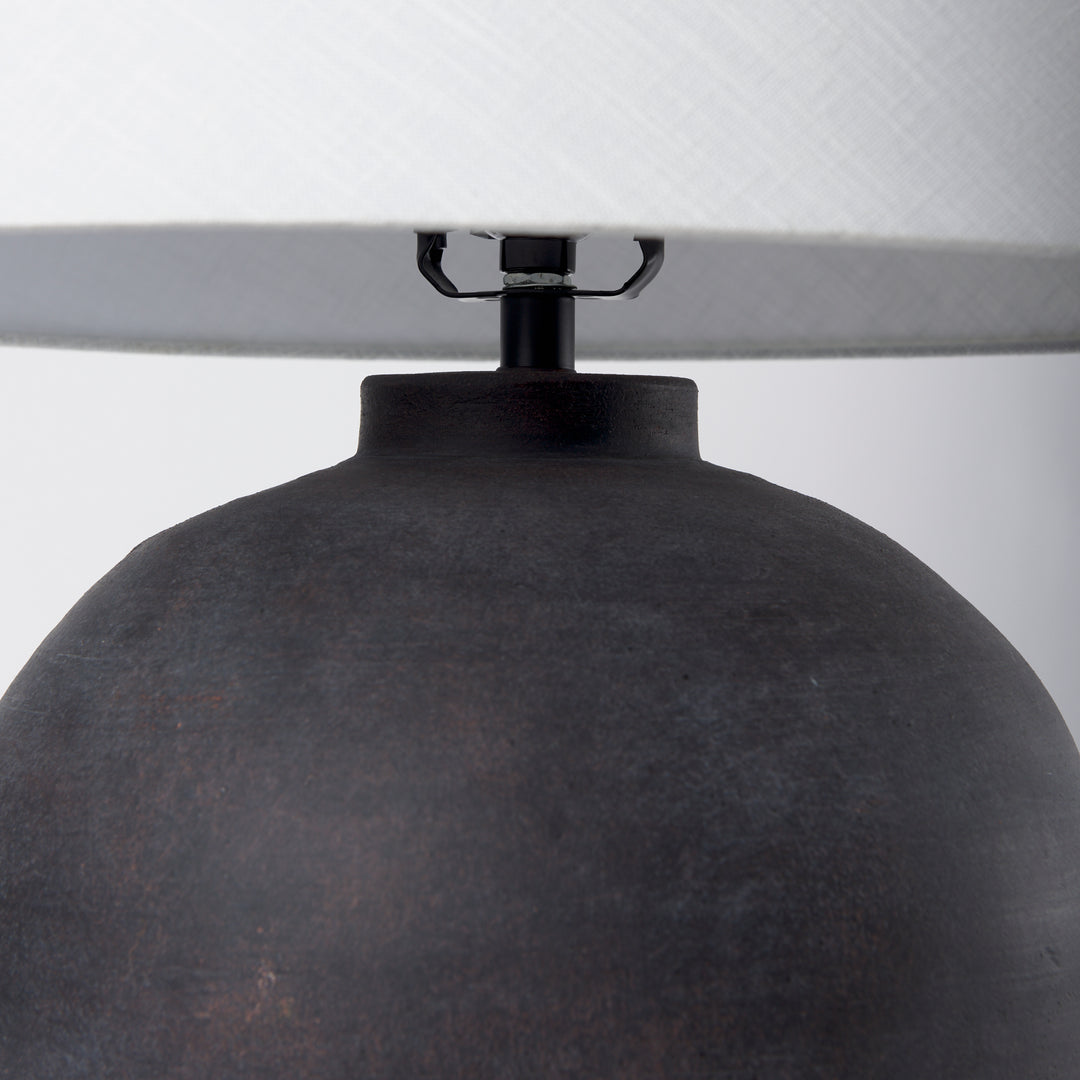 Marvin Black Ceramic Table Lamp Decor Mercana