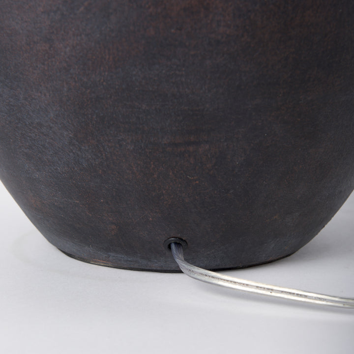Marvin Black Ceramic Table Lamp Decor Mercana